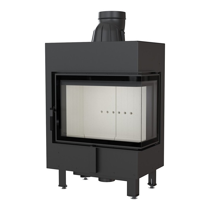 Insert cheminée LUCY 12 BS vitre à droite