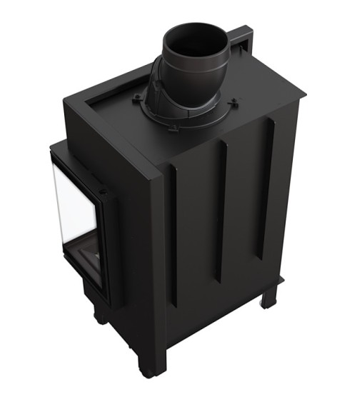 Insert cheminée LUCY 12 BS vitre à droite