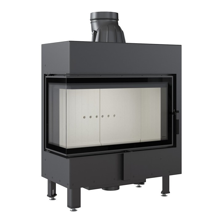 Insert cheminée LUCY 14 BS vitre à gauche