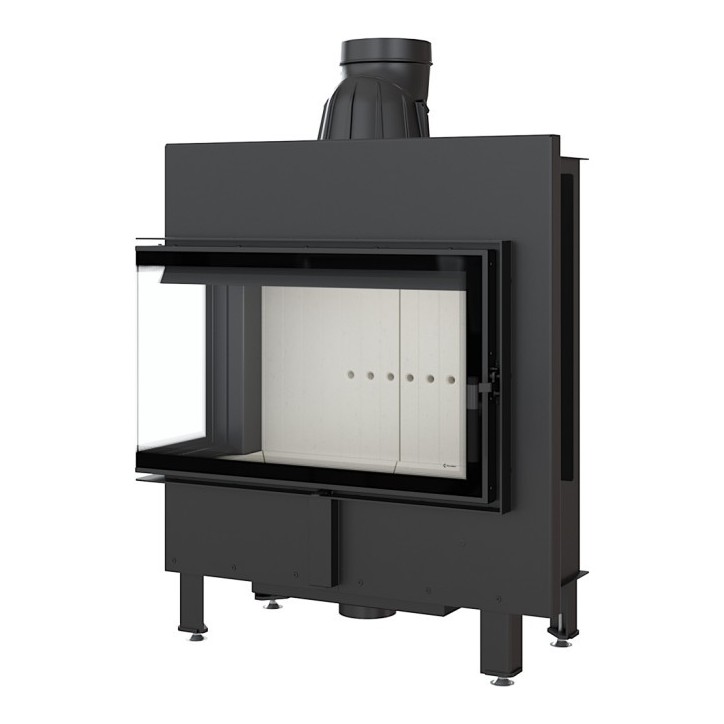 Insert cheminée LUCY 14 BS vitre à gauche