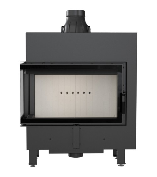 Insert cheminée LUCY 14 SLIM BS vitre à gauche