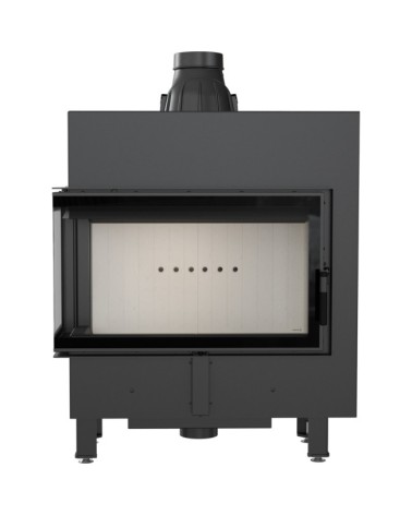 Insert cheminée LUCY 14 SLIM BS vitre à gauche