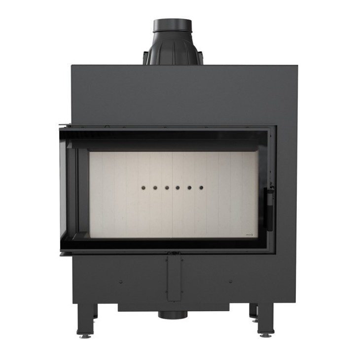 Insert cheminée LUCY 14 SLIM BS vitre à gauche