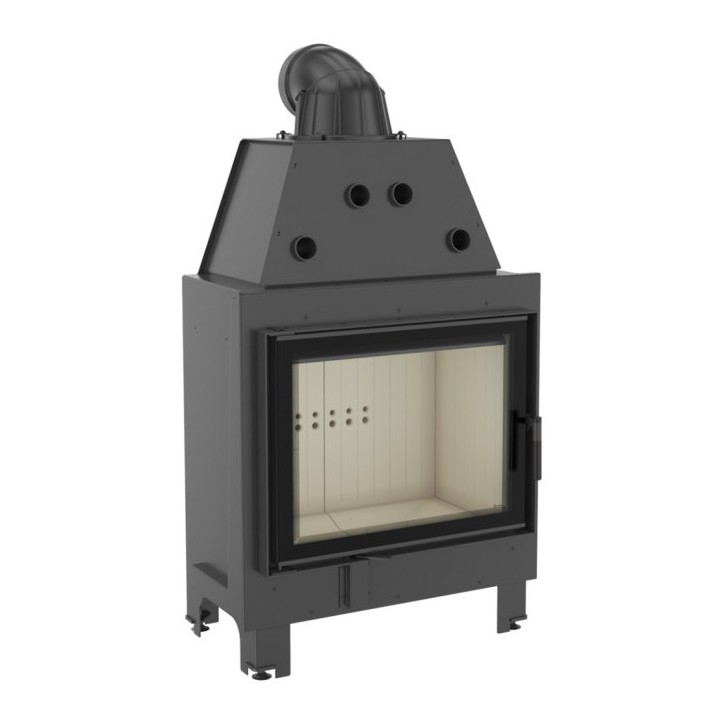 Insert cheminée MBA 17 double vitrage + 4 bouches recuperateur