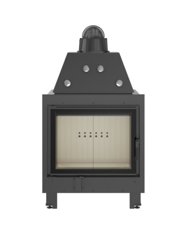 Insert cheminée MBA 17 double vitrage + 4 bouches recuperateur