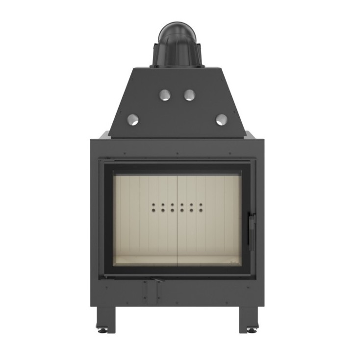 Insert cheminée MBA 17 double vitrage + 4 bouches recuperateur