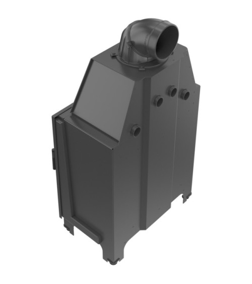 Insert cheminée MBA 17 double vitrage + 4 bouches recuperateur