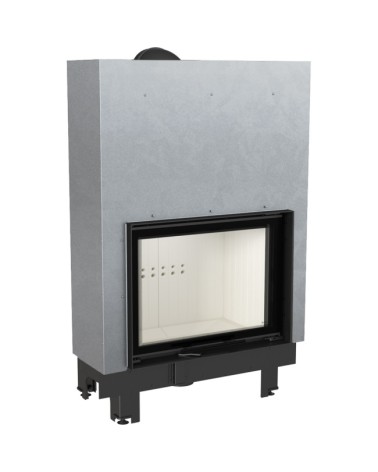 Insert cheminée MBA 17 ouverture relevable + 4 bouches recuperateur