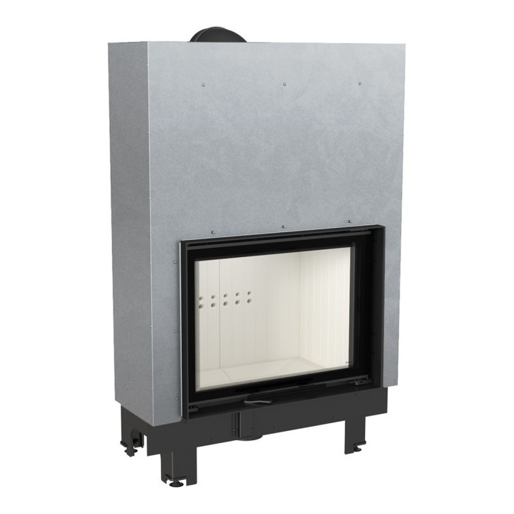 Insert cheminée MBA 17 ouverture relevable + 4 bouches recuperateur