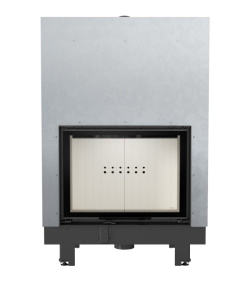 Insert cheminée MBA 17 ouverture relevable + 4 bouches recuperateur