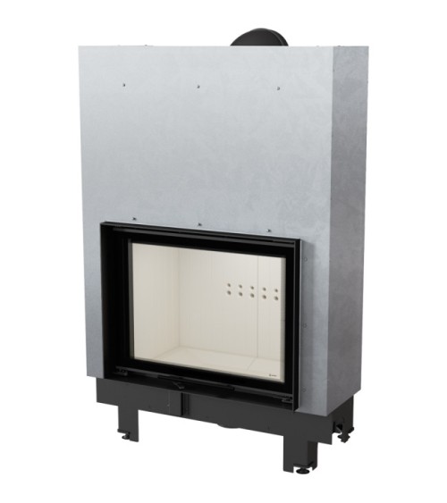 Insert cheminée MBA 17 ouverture relevable + 4 bouches recuperateur