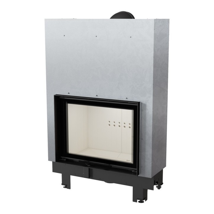 Insert cheminée MBA 17 ouverture relevable + 4 bouches recuperateur