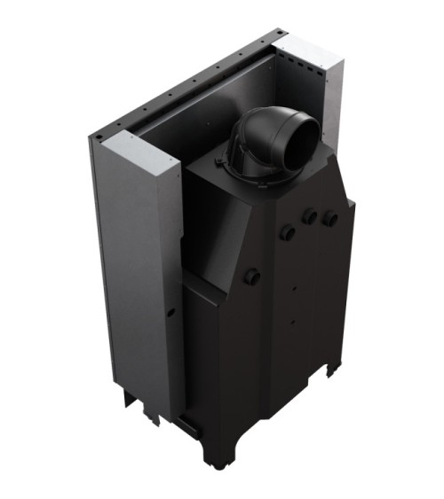 Insert cheminée MBA 17 ouverture relevable + 4 bouches recuperateur