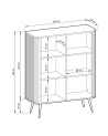 Armoire ROMA 103 cm Noir
