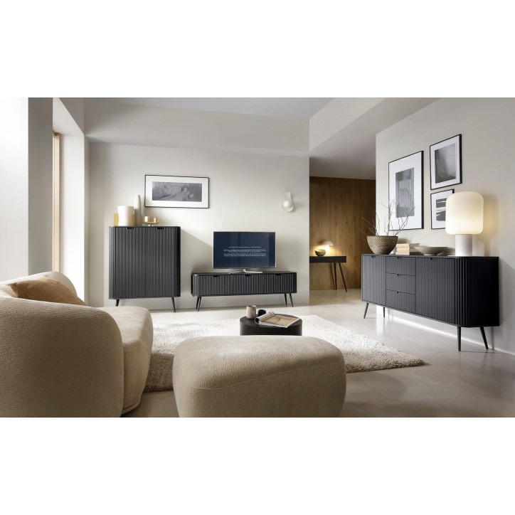 Armoire ROMA 103 cm Noir