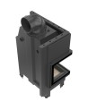Insert cheminée MBM 10 BS vitre à gauche + 2 bouches recuperateur