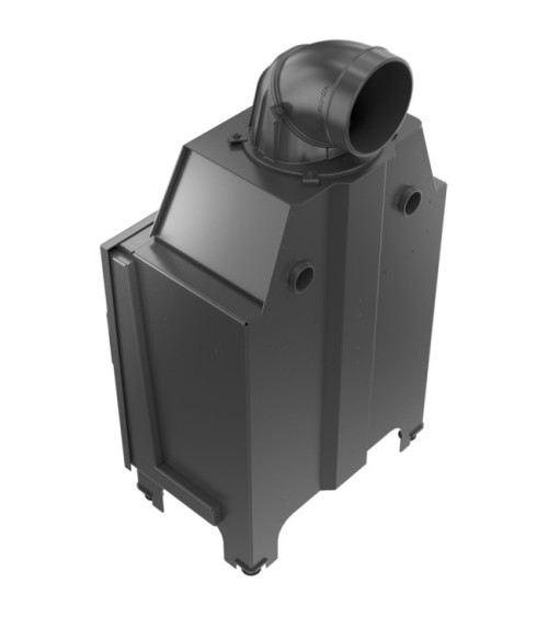 Insert cheminée MBM 10 double vitrage + 2 bouches recuperateur