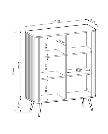 Armoire ROMA 103 cm Blanc