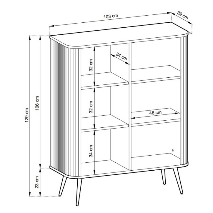 Armoire ROMA 103 cm Blanc