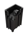 Insert cheminée MBM 10 BS vitre à gauche ouverture relevable + 1 bouches recuperateur