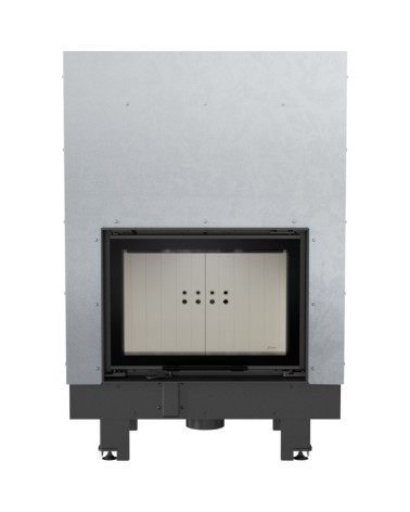 Insert cheminée MBM 10 ouverture relevable + 2 bouches recuperateur