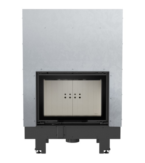 Insert cheminée MBM 10 ouverture relevable + 2 bouches recuperateur