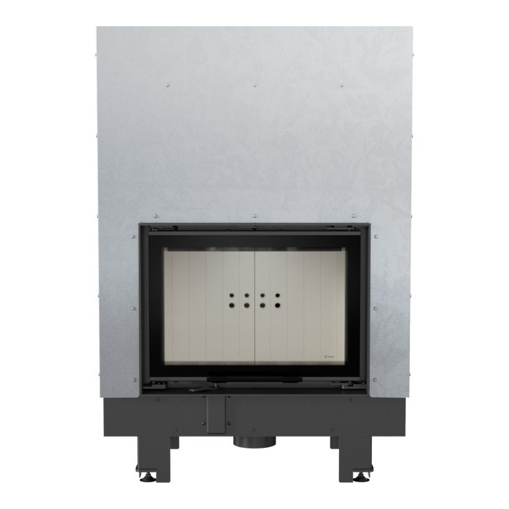 Insert cheminée MBM 10 ouverture relevable + 2 bouches recuperateur