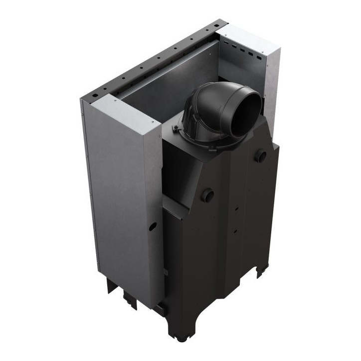 Insert cheminée MBM 10 ouverture relevable + 2 bouches recuperateur