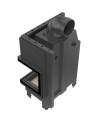 Insert cheminée MBM 10 vitre à droite + 2 bouches recuperateur