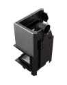 Insert cheminée MBM 10 BS vitre à droite ouverture relevable + 2 bouches recuperateur