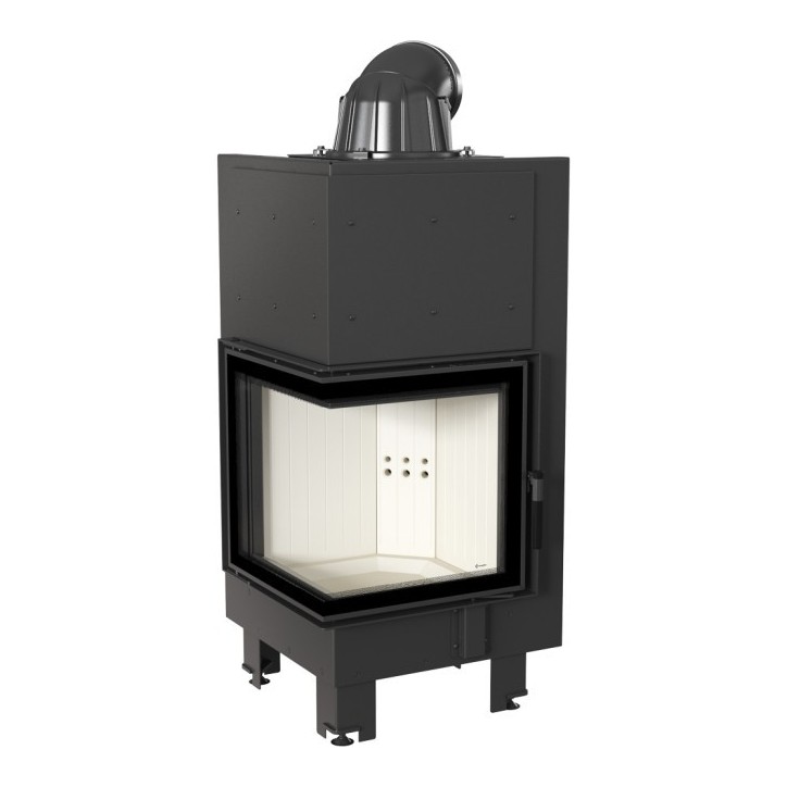 Insert cheminée MBN 12 BS vitre à gauche