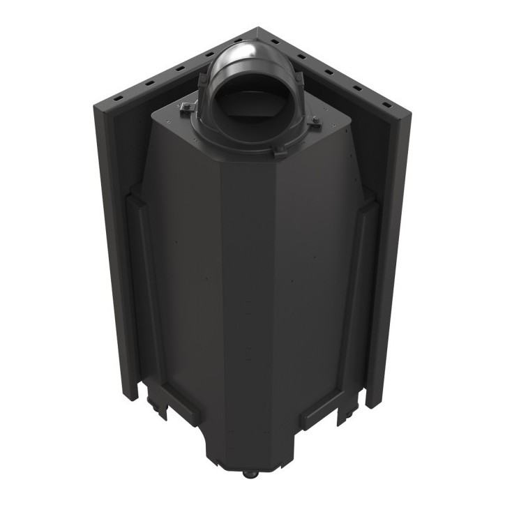 Insert cheminée MBN 12 BS vitre à gauche