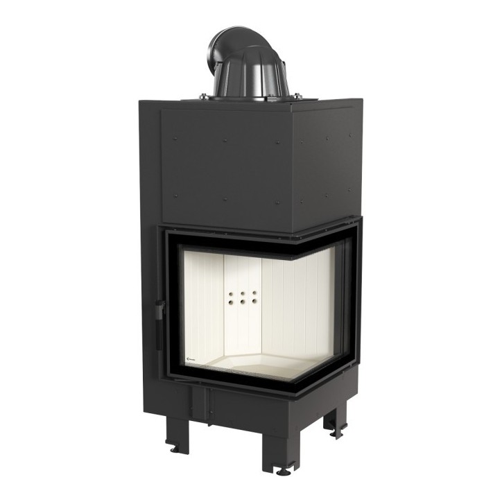 Insert cheminée MBN 12 BS vitre à droite