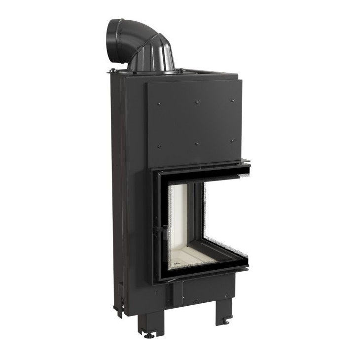 Insert cheminée MBN 12 BS vitre à droite