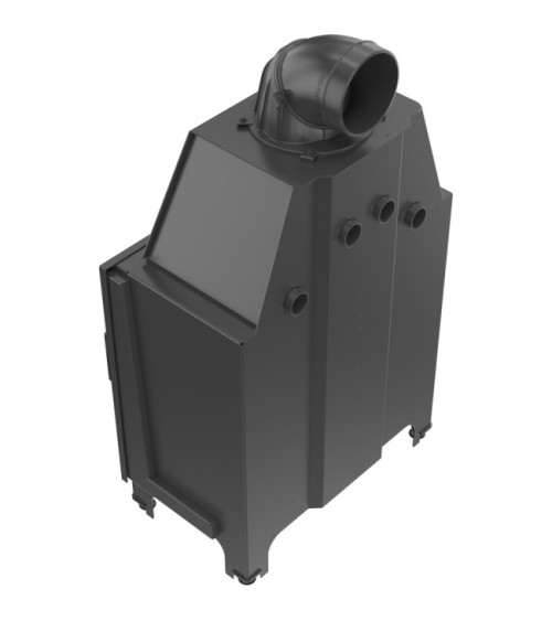 Insert cheminée MBO 15 + 4 bouches recuperateur