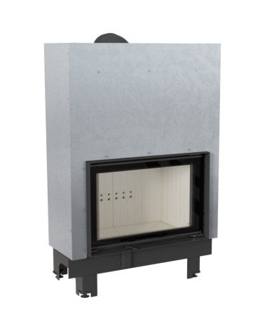 Insert cheminée MBO 15 ouverture relevable + 4 bouches recuperateur