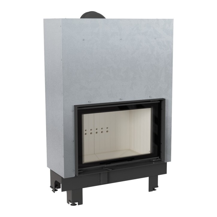 Insert cheminée MBO 15 ouverture relevable + 4 bouches recuperateur