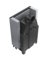 Insert cheminée MBO 15 ouverture relevable + 4 bouches recuperateur