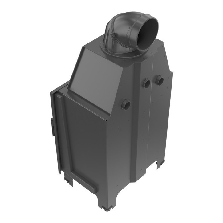 Insert cheminée MBZ 13 + 3 bouches recuperateur