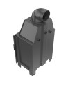 Insert cheminée MBZ 13 + 3 bouches recuperateur