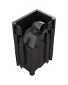 Insert cheminée MBZ 13 BS vitre à gauche ouverture relevable + 3 bouches recuperateur