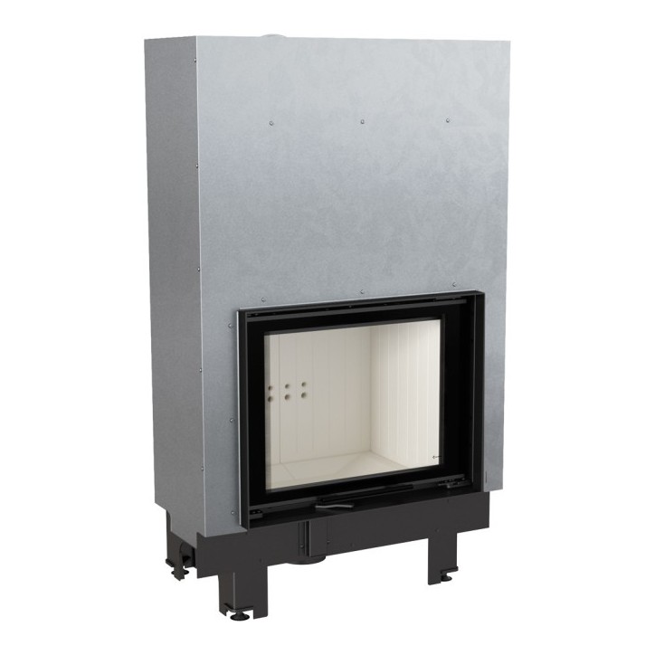 Insert cheminée MBZ 13 ouverture relevable + 3 bouches recuperateur