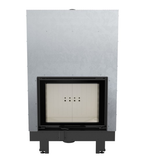 Insert cheminée MBZ 13 ouverture relevable + 3 bouches recuperateur