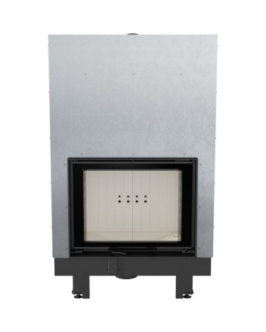 Insert cheminée MBZ 13 ouverture relevable + 3 bouches recuperateur