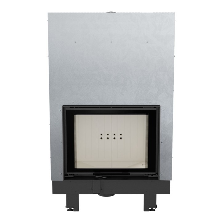 Insert cheminée MBZ 13 ouverture relevable + 3 bouches recuperateur