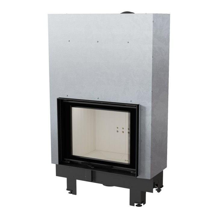 Insert cheminée MBZ 13 ouverture relevable + 3 bouches recuperateur