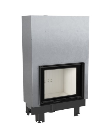 Insert cheminée MBZ 13 double vitrage ouverture relevable + 3 bouches recuperateur