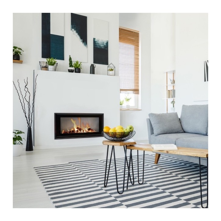 INSERT CHEMINÉE À BOIS MB 100 ouverture relevable