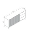 Buffet SENZA 180cm