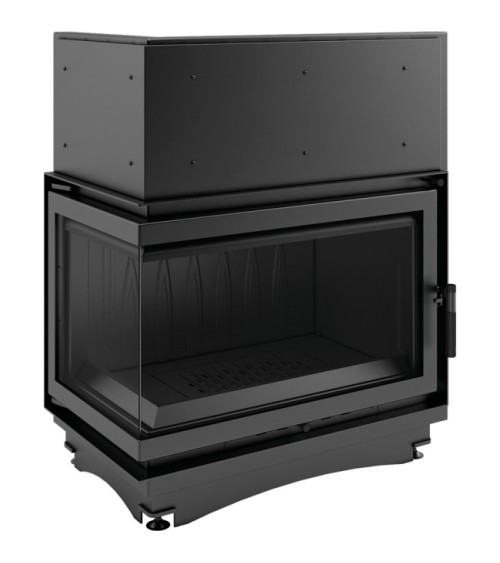 Insert cheminée OLIWIA/L/BS vitre à gauche